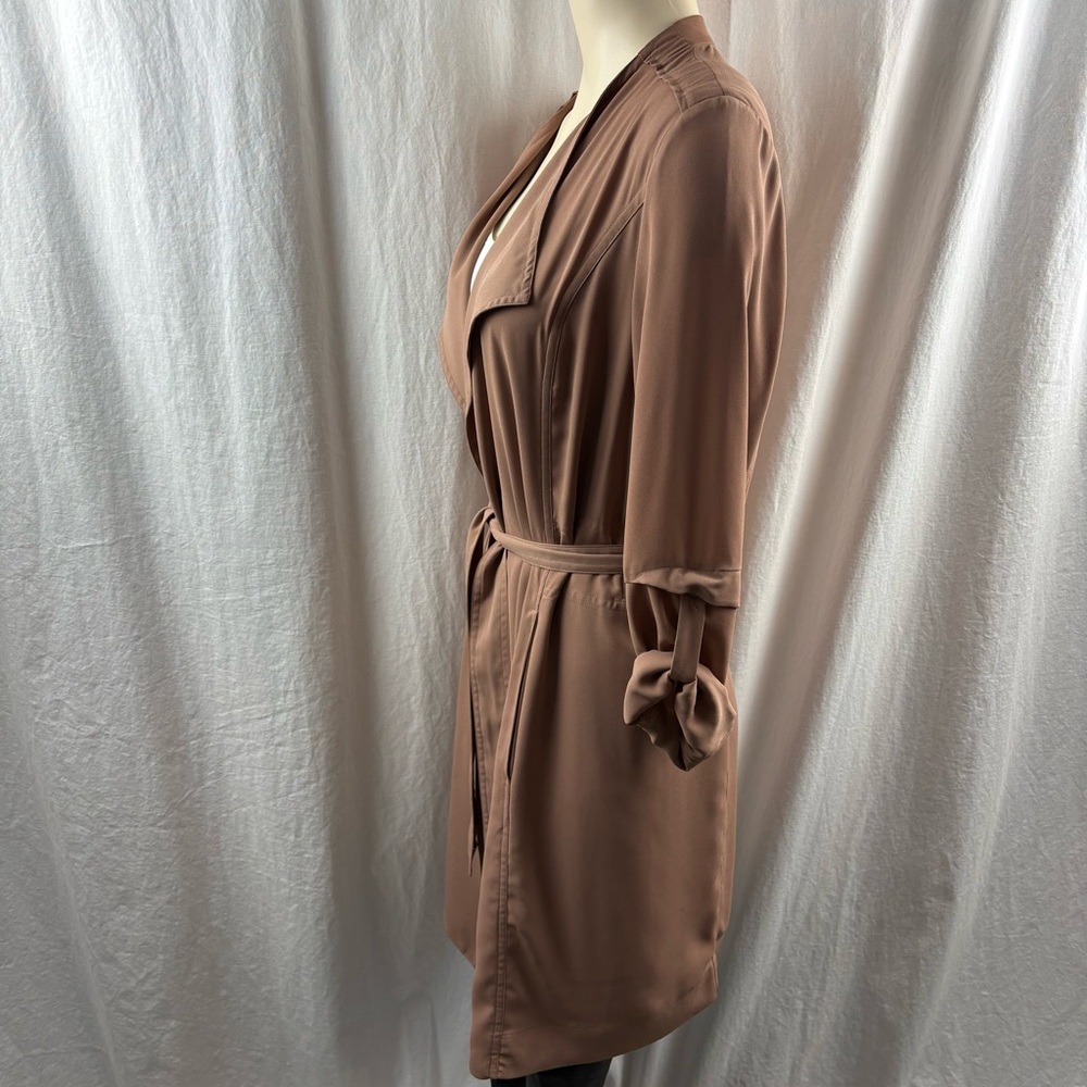 Artizia Babaton Quincey Jacket Lightweight Tan Trench Drape S - Picture 7 of 12